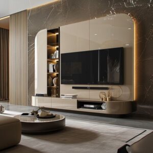 Wall mounted TV units
