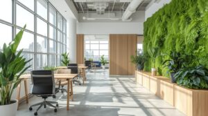 Office Spaces biophilic interior in dubai