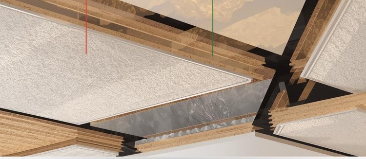 Inslated Rendered Ceiling Gypsum & False Ceiling Works in Dubai | Interiofy®
