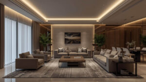 Luxury wall lighting living room Dubai