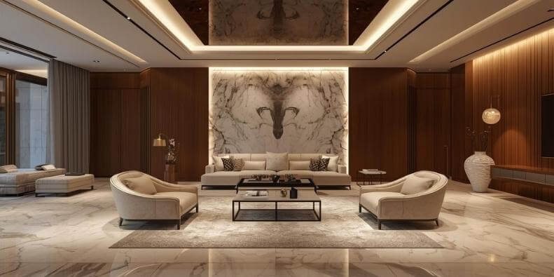 luxury villa interior materials dubai