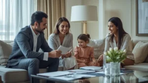 Client meeting with interior designer in Dubai