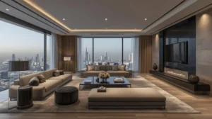 Modern elegant home interior Dubai