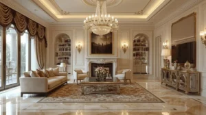 Luxury living room inspiration for Home Interior Design Dubai