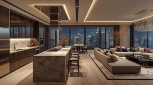 Modern luxury kitchen design in Home Interior Design Dubai