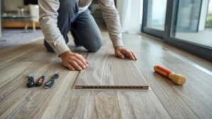 Professional SPC flooring installation in Dubai