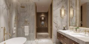 Minimalist Bathroom Design in Dubai