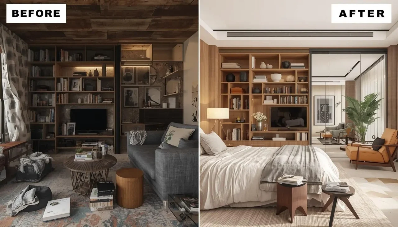 small space renovation ideas in dubai with smart storage light colors mirrors and compact furniture for a functional modern home