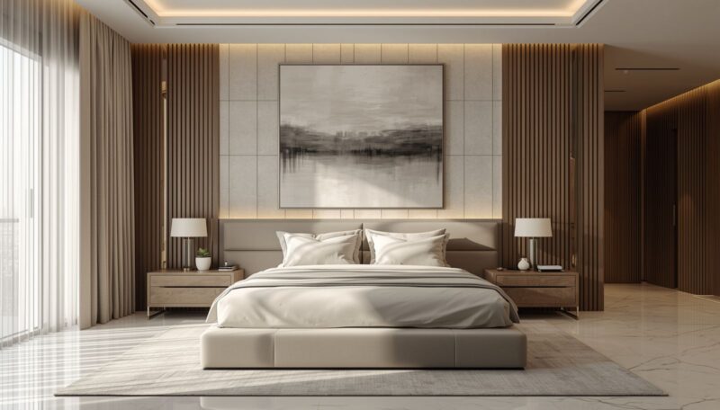 Wall art for dubai bedroom