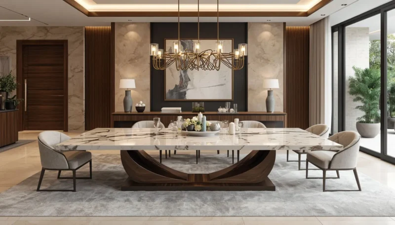use marble for a luxury finish