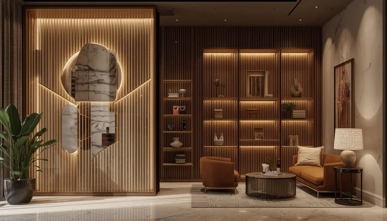 Instagram-worthy luxury shopping experience with stylish interior design.