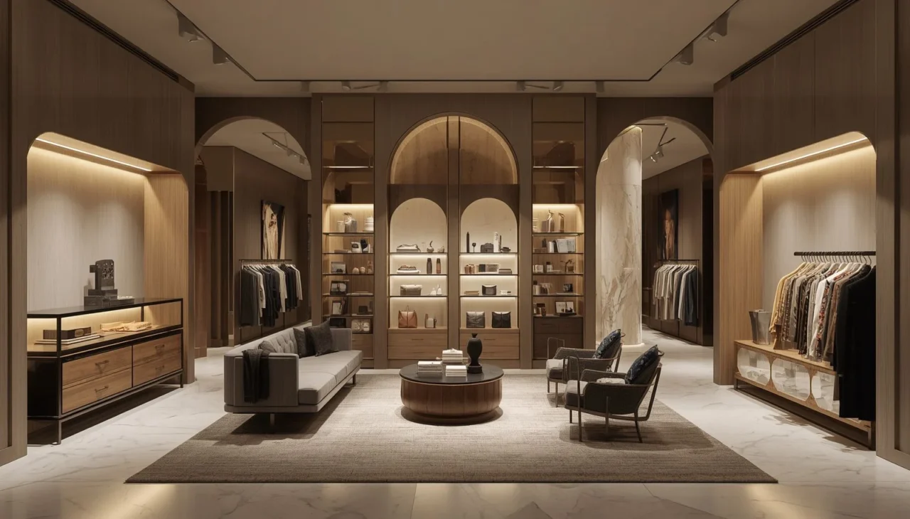 Luxury Boutique Interiors with Personalized Design Elements