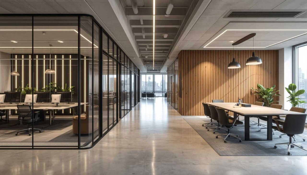 Modern office interior design in Dubai